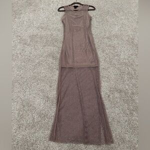 House of Harlow Mesh Sparkle Dress SZ L